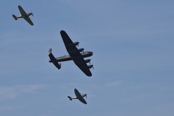 The Battle of Britain Memorial Flight at RIAT 2022.<br><small>Fairford, Gloucestershire, UK</small><br><small>July 17, 2022</small>