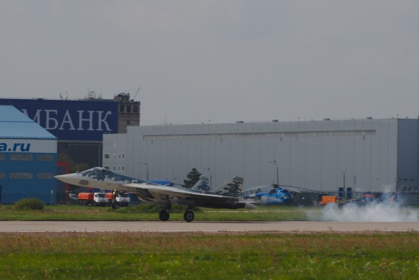 Sukhoi T-50<br><small>Zhukovsky, Moscow Oblast, Russia</small><br><small>August 31, 2013</small>