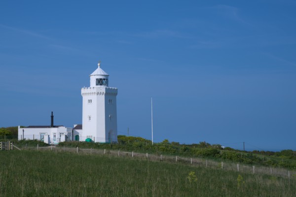 South Foreland Lighthouse, which was not only the first lighthouse designed for electric operation, but it was also used by Marconi for international radio transmission.<br><small>Dover, Kent, UK</small><br><small>April 29, 2025</small>