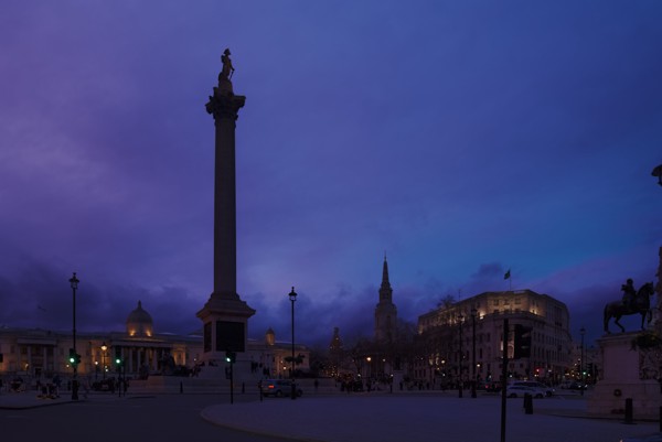 What might Lord Nelson ponder as he viewing us under these dramatic skies?<br><small>London, UK</small><br><small>March 14, 2020</small>