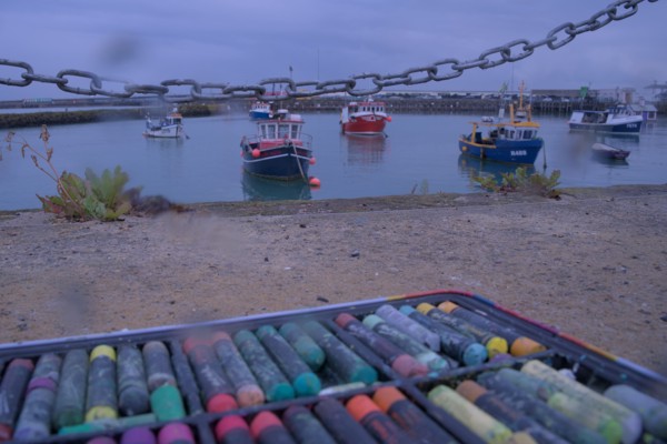 Waterside palette in Folkestone<br><small>Folkestone, Kent, UK</small><br><small>June 30, 2024</small>